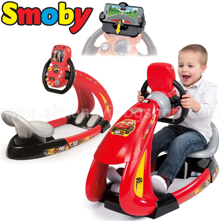 Smoby Детски автосимулатор Cars V8 7600370215 Smoby Детски автосимулатор Cars V8 7600370215