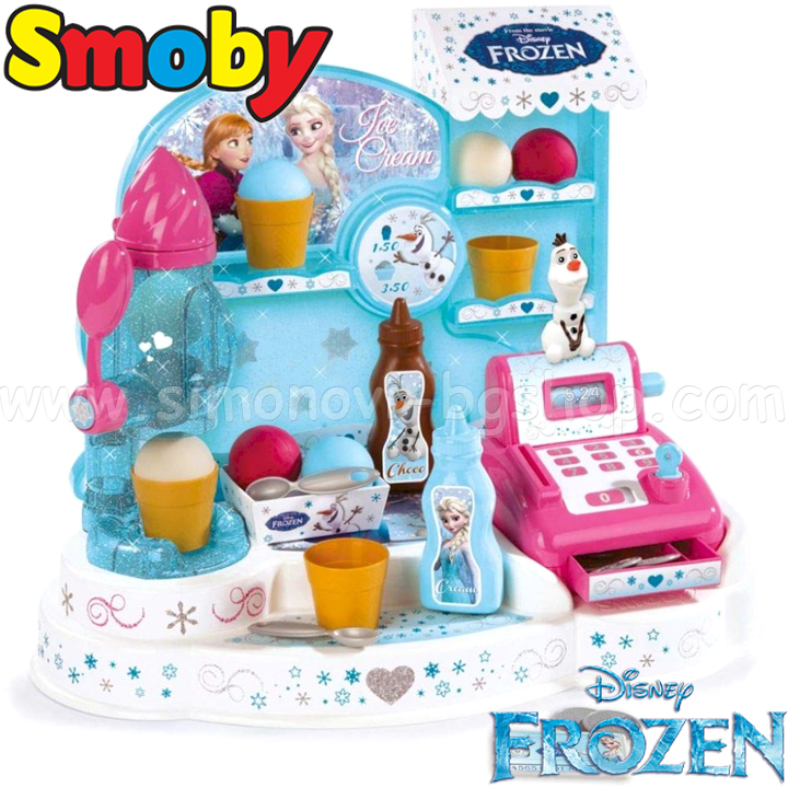 Smoby Frozen Магазин за сладолед с аксесоари 350401 Smoby Frozen Магазин за сладолед с аксесоари 350401