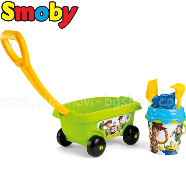 Smoby Toy Story Carucior cu nisip 867010