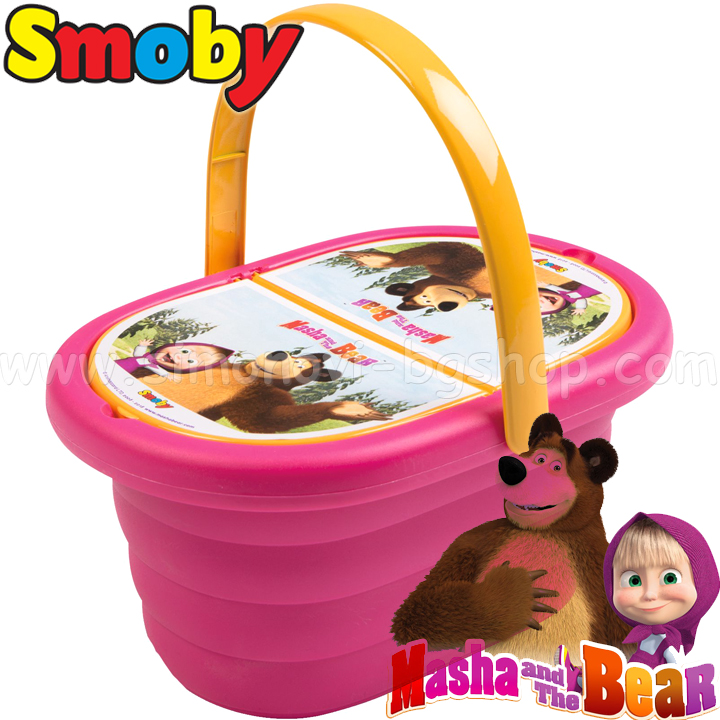 Smoby Masha and the Bear Кошничка за пикник 310582 Smoby Masha and the Bear Кошничка за пикник 310582