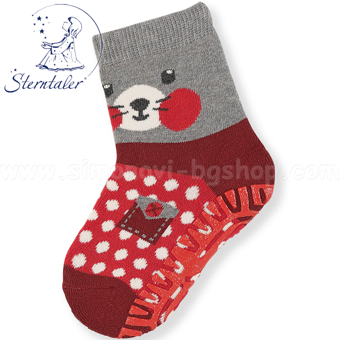 Sterntaler Чорапи със силиконова подметка за момичета 8141624 Sterntaler Чорапи със силиконова подметка за момичета 8141624