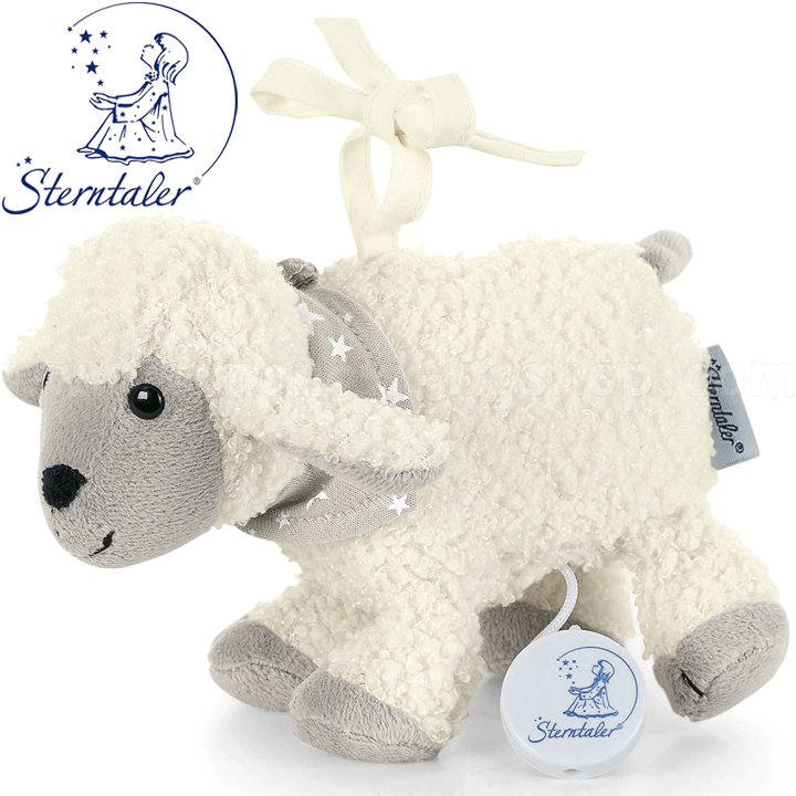 Sterntaler Stanley Бебешка музикална играчка 18см Агънце 6001968 Sterntaler Stanley Бебешка музикална играчка 18см Агънце 6001968