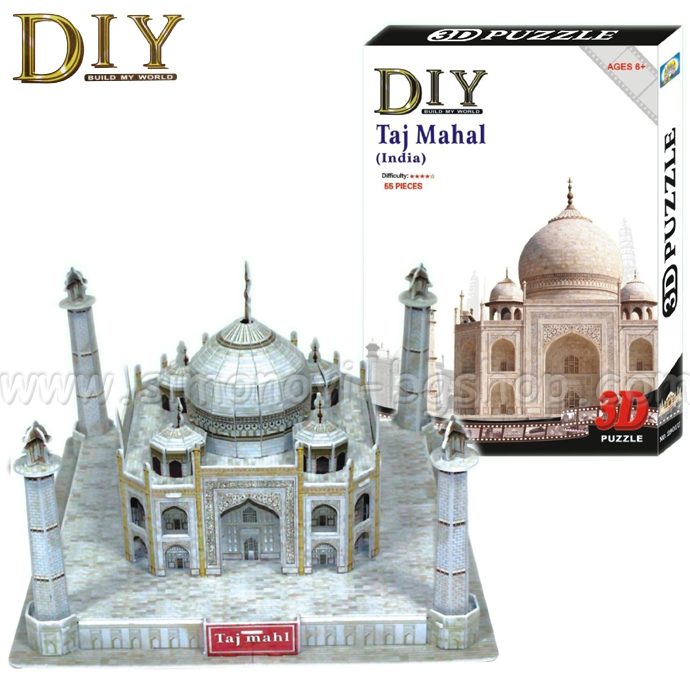 3D Puzzles DIY Build My World - ����� Taj Mahal
