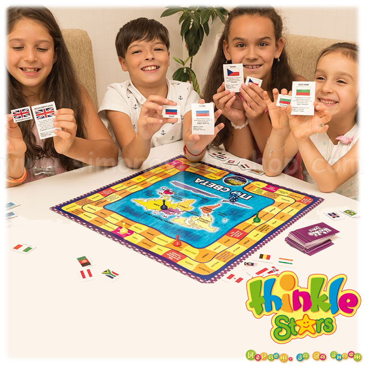 Thinkle Stars Family Educational Game "On The World" 26131