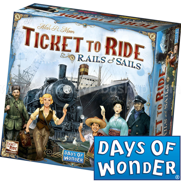 Ticket to Ride Rails & Sails Board game - Days of Wonder