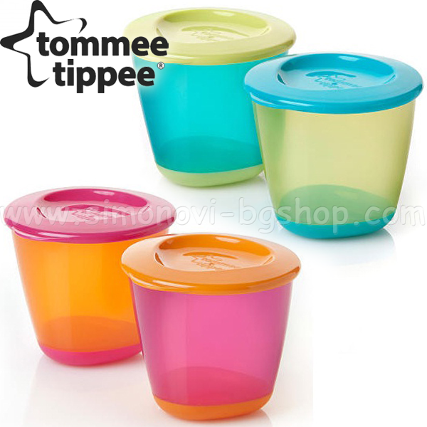 Tommeee Tippee Container mare cu un capac pentru depozitarea ali