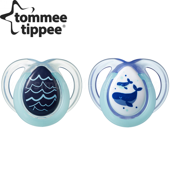 *Tommee Tippee   2. NIGHT TIME 0-6 Blue Whale