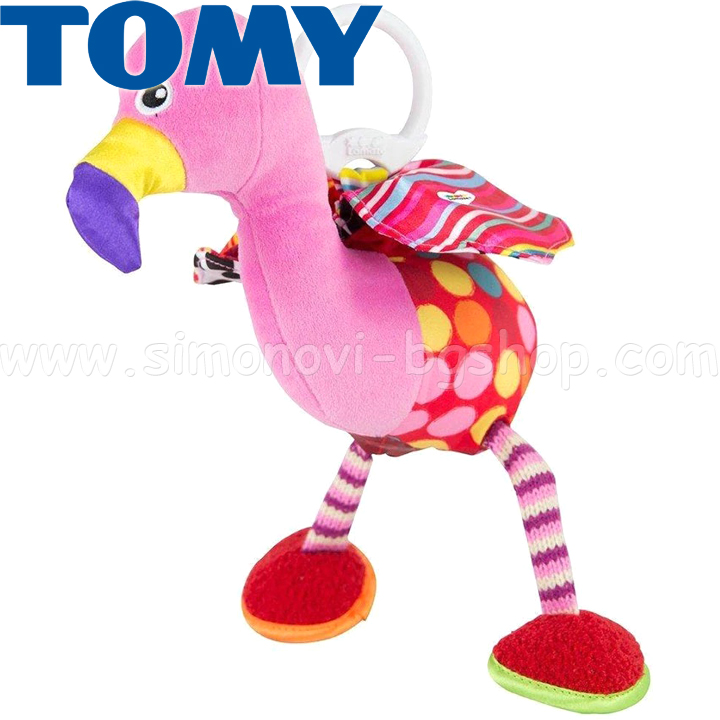 Tomy Lamaze Fluffy Fiona - flamingo L27519 soft toy