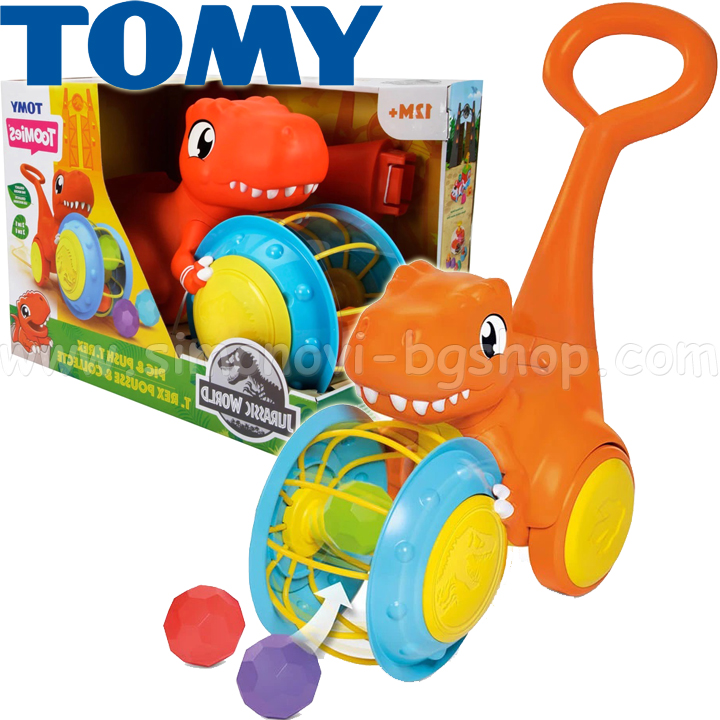 Tomy Toomies Push and collect with T-REX Jurassic World E73254