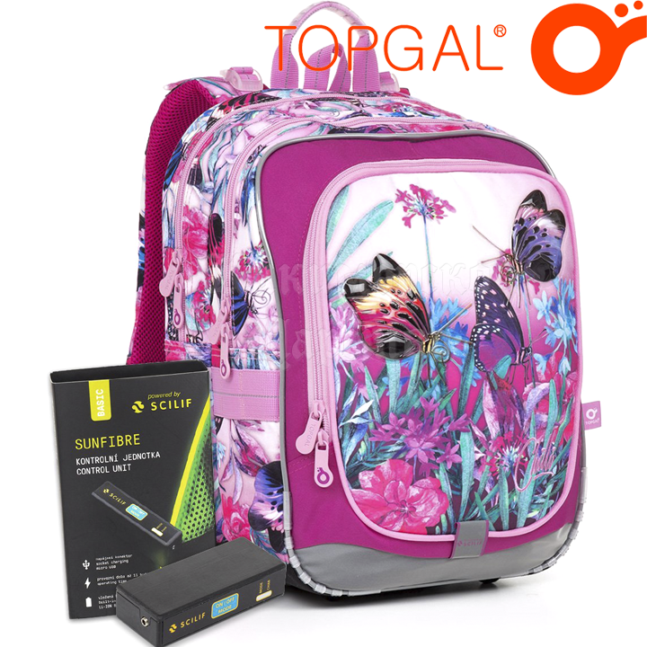 Topgal Chilli Светеща ергономична ученическа раница ENDY 17004 Topgal Chilli Светеща ергономична ученическа раница ENDY 17004