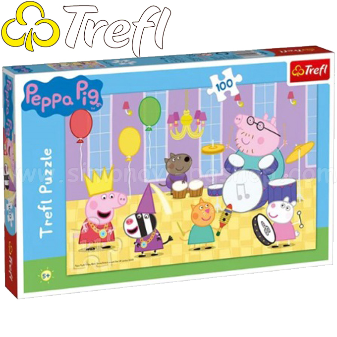 Peppa Pig   100  16381 Trefl