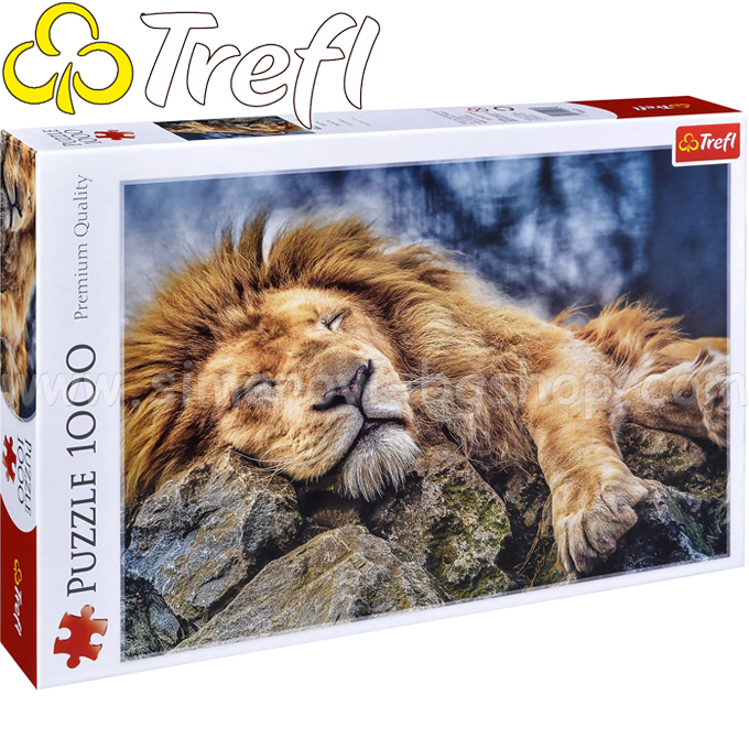 Trefl Premium Quality Puzzle 1000h. "Sleeping Lion" 10447