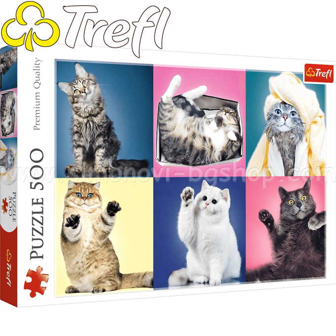 Trefl Premium Quality Puzzle 500h. "Kittens" 37377