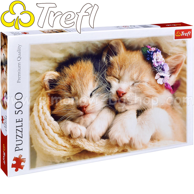 Trefl Premium Quality Puzzle 500h. "Sleeping Kittens" 37271