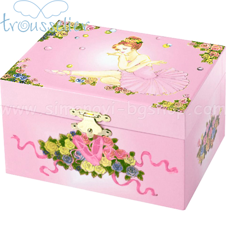 Trousselier Музикална кутия с розово Туту Ballerina S50113 Trousselier Музикална кутия с розово Туту Ballerina S50113