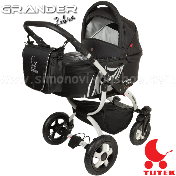 Tutek Pram 2 în 1 Grander Zebra GZ2