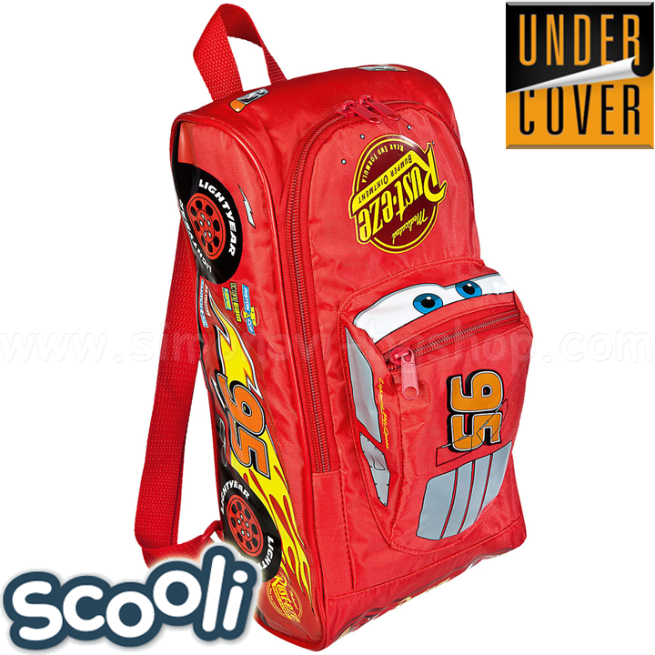 * UnderCover Scooli Cars 3D Kids Backpack 26974