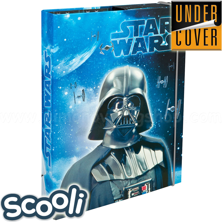 *UnderCover Scooli Star Wars Кутия папка с ластик 28233 *UnderCover Scooli Star Wars Кутия папка с ластик 28233
