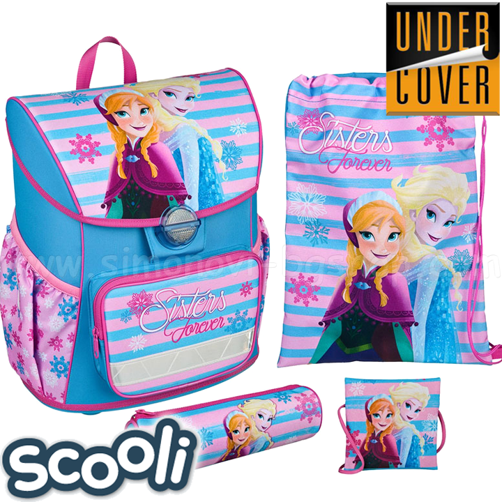 UnderCover Scooli Frozen Ergonomic Backpack with Accessories 27645 UnderCover Scooli Frozen Ergonomic Backpack with Accessories 27645