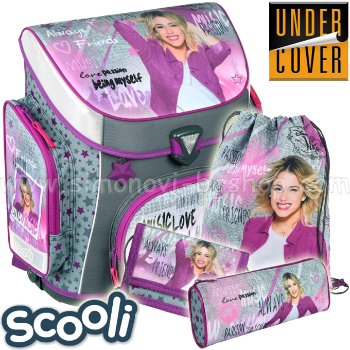 UNDERCOVER Scooli Violetta ergonomice rucsac școală 25475