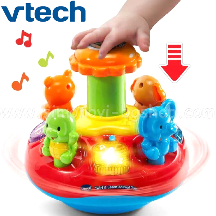 Jucărie muzicală rotativă Vtech Fun V186303