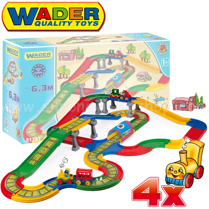 Wader Toys    Kid Cars City 3D 51791