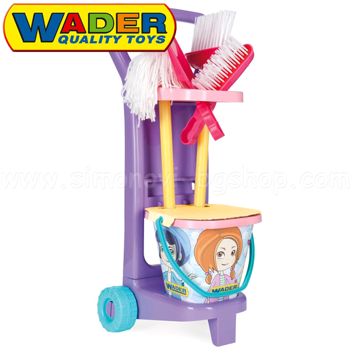 Wader Toys - Shopping with cleaning brushes 10774