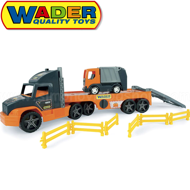 Wader Toys Комплект камион с платформа и камион за боклук 76 см. 36730 Wader Toys Комплект камион с платформа и камион за боклук 76 см. 36730
