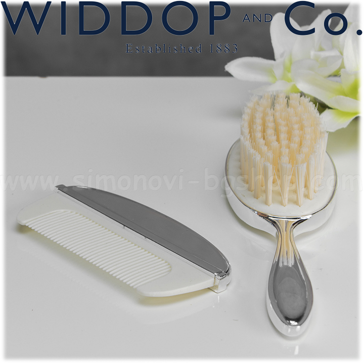 Widdop and Co. Bambino Brushed brush and comb CG326