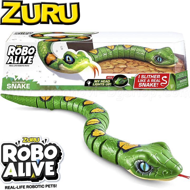 *Zuru Robo Alive Junior     Slithering Snake 7168