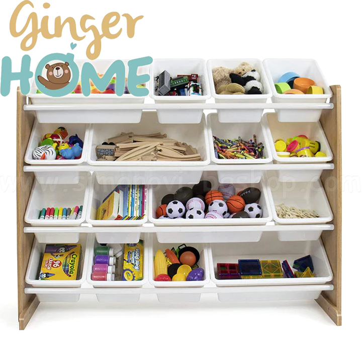 Ginger Home   Wood White JWTR-3278