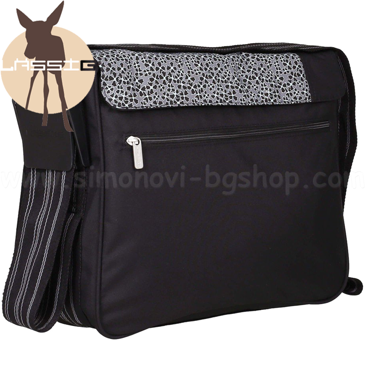 Lassig  Casual Messenger Blossy Black 4042183333526