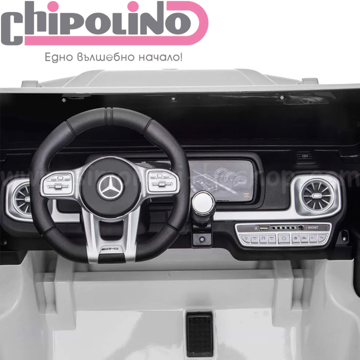 * 2023 Chipolino      "MERCEDES" White ELJMBAMG21W-1