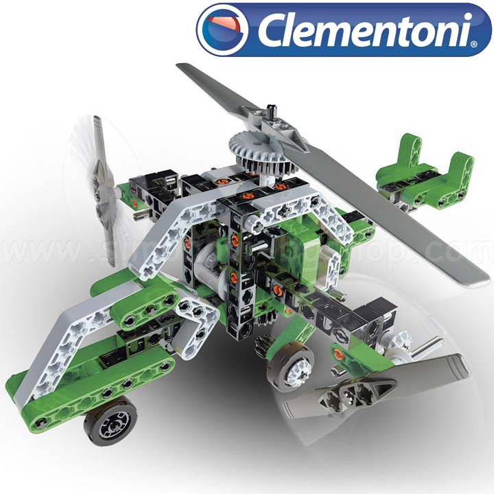 *Clementoni Science & Play    Triple-Engined Helicopter and Airboat 75016