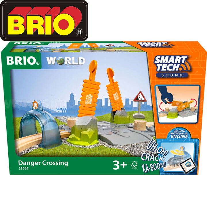 Brio  Smart Tech Danger Crossing 33965