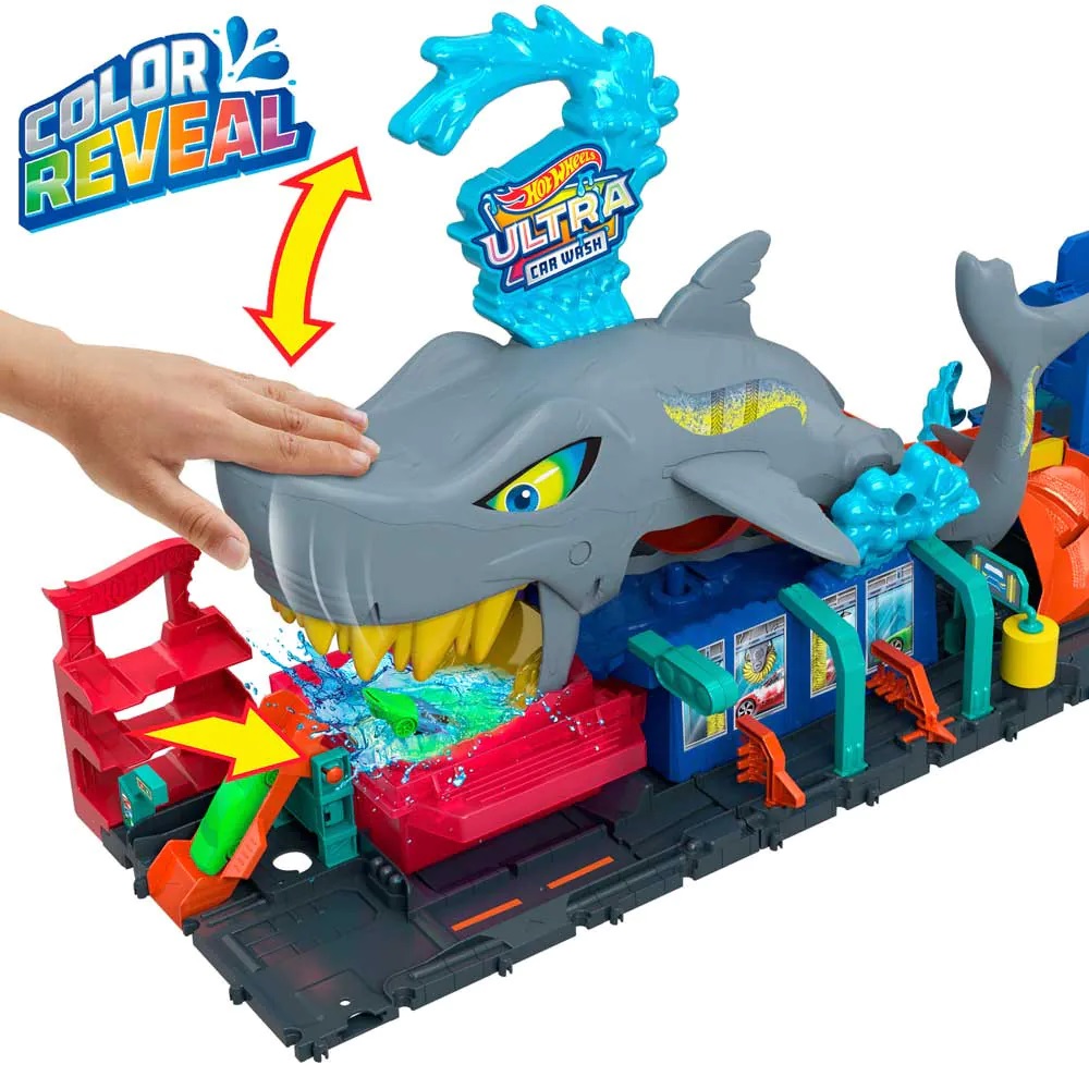 *Hot Wheels®     City Ultra Shark Car Wash*Hot Wheels®     City Ultra Shark Car Wash