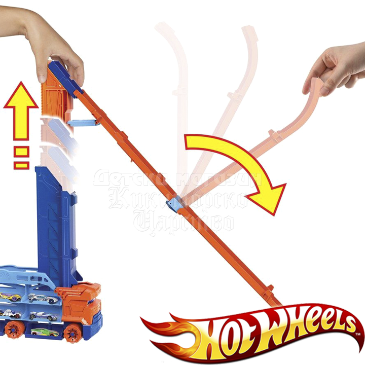 * Hot Wheels Speed Drop Transport Hauler™  /  1.  HDY92