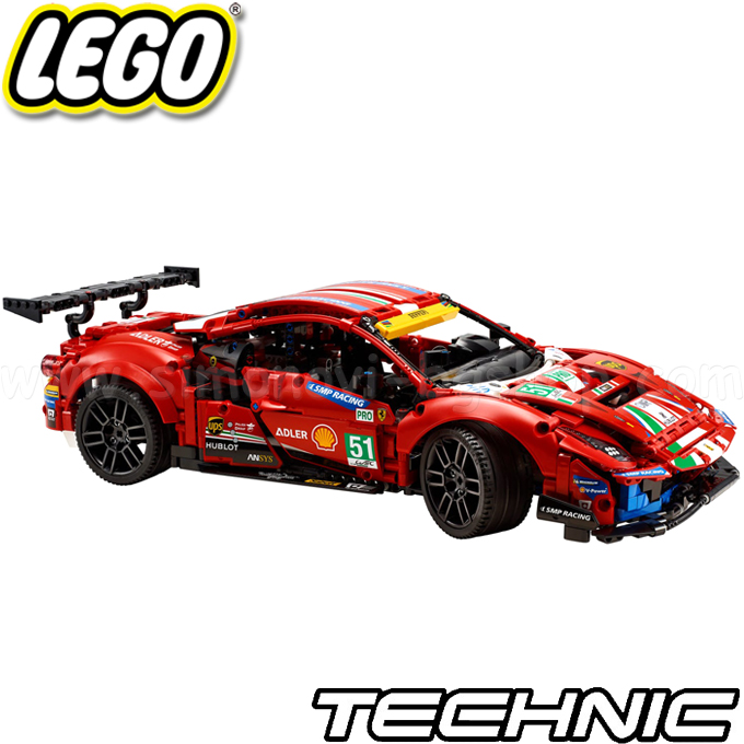 lego technic lego technic ferrari 488 GTE Af course 42125