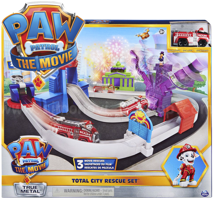 *Paw Patrol The Movie   1:55 Marshall Total City Rescue 6061056