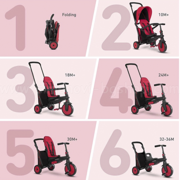 * Smart Trike   smarTfold 300 6  1 Red 5021502