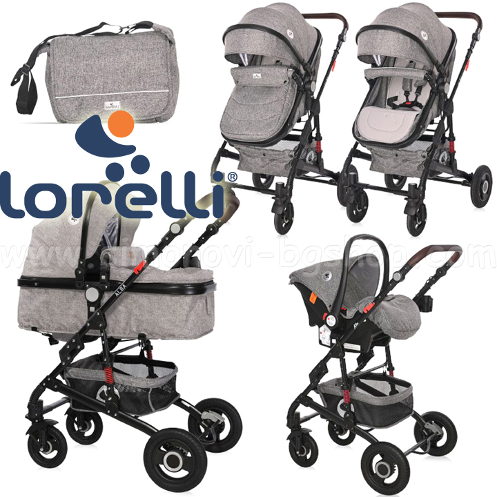 2022 Lorelli Premium   21 Alba Set Steel Grey 10021472184D