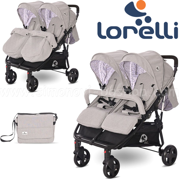 2022 Lorelli Premium    Duo Grey Dots 10021542173
