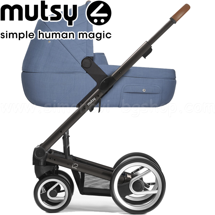 mutsy   2in1 i2 heritage black brown bright blue