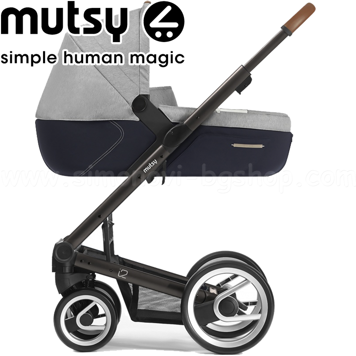 mutsy   2in1 i2 pure Black Brown fog