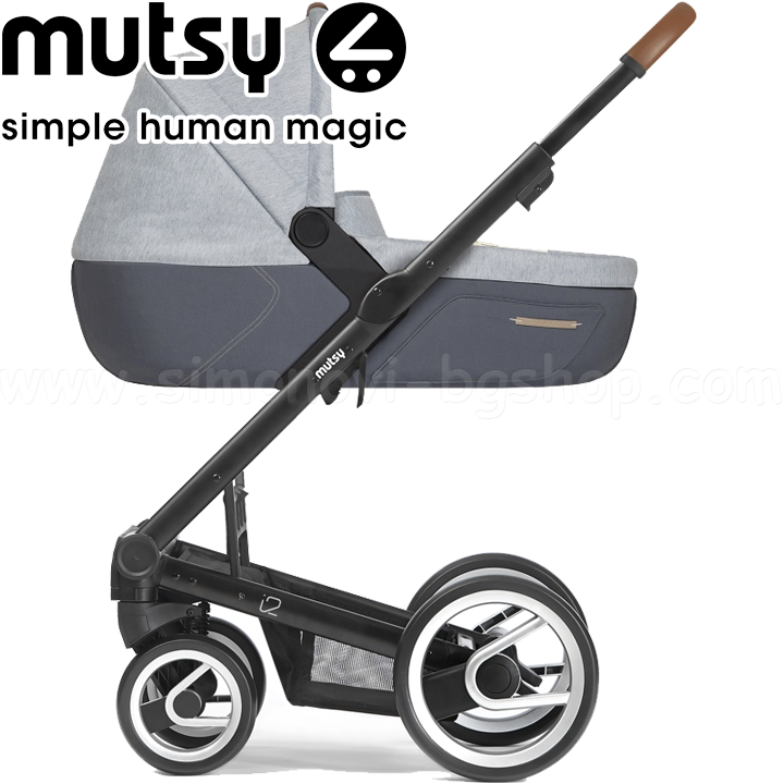 mutsy   2in1 i2 pure Black cloud