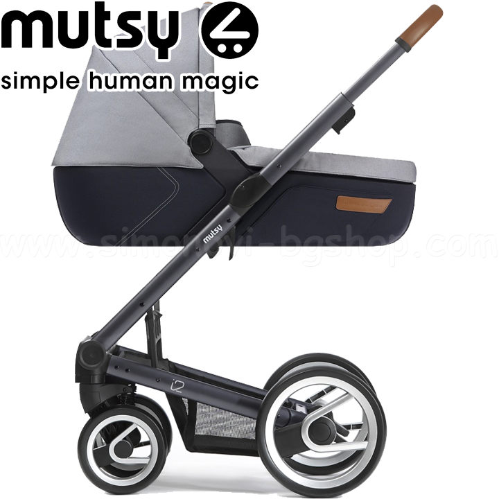 mutsy   2in1 i2 urban nomad Dark Grey white blue