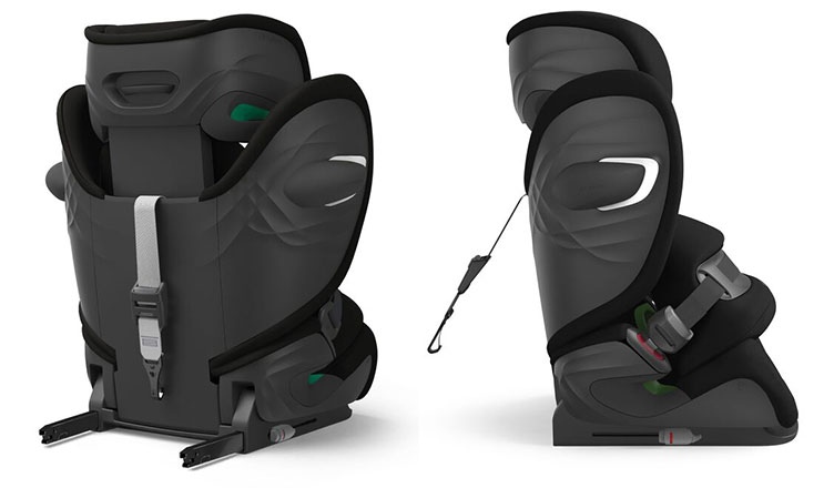 ***Cybex    PALLAS G I-SIZE (76-150 cm.) Isofix Moon Black 1522002177 