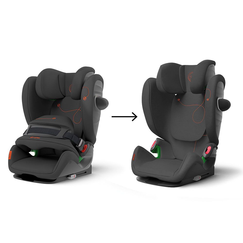 ***Cybex    PALLAS G I-SIZE (76-150 cm.) Isofix Moon Black 1522002177 