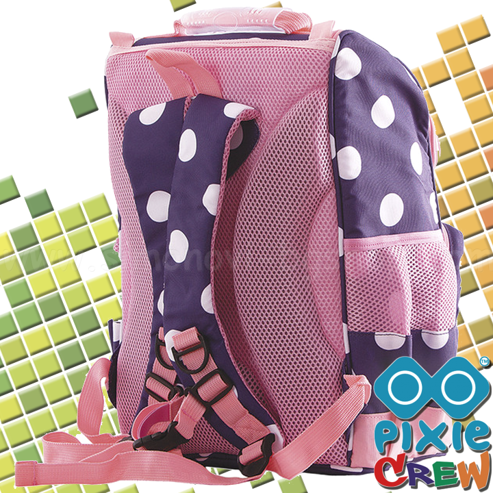 *Pixie Crew     *Pixie Crew     Pink/White Dots PXB-22-84
