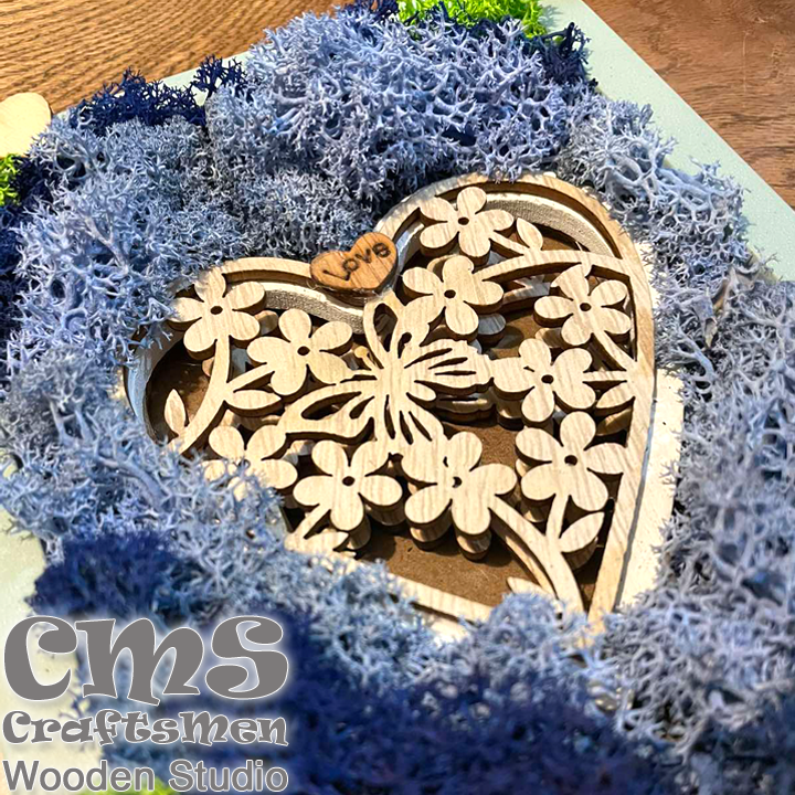 Crafts Men Studio     "Flower Heart"
